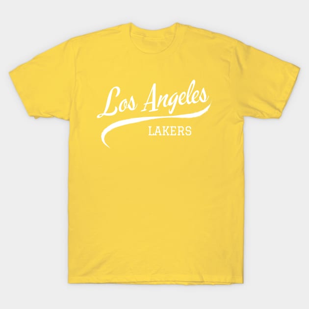 Lakers Retro T-Shirt by CityTeeDesigns